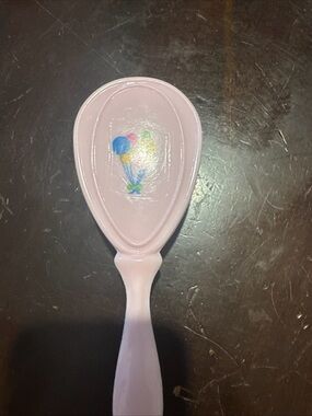 Vintage 1991 Baby Pink Brush Soft Baby Girl Hair Brush For Nursery 1991 USA